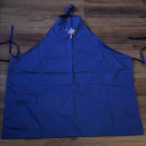 Blue Apron with South Carolina Embroidered Design